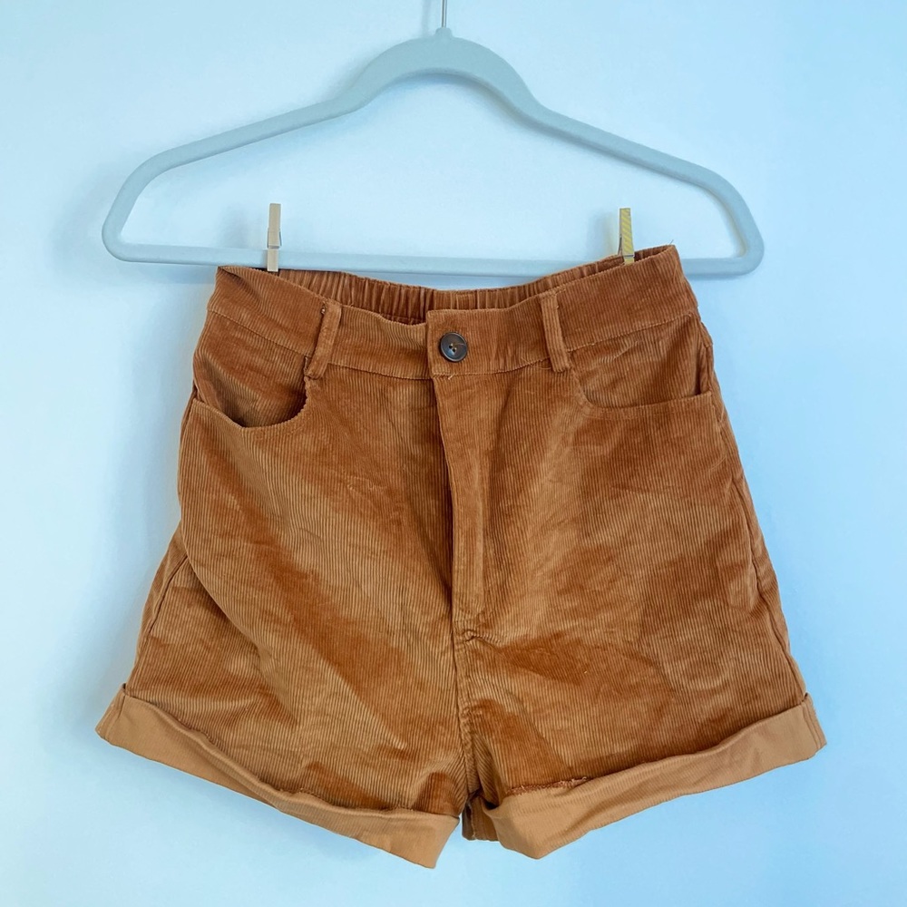 Corduroy shorts